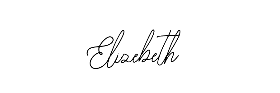 How to make Elizebeth name signature. Use Bearetta-2O07w style for creating short signs online. This is the latest handwritten sign. Elizebeth signature style 12 images and pictures png