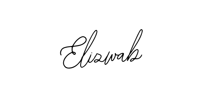 Design your own signature with our free online signature maker. With this signature software, you can create a handwritten (Bearetta-2O07w) signature for name Elizwab. Elizwab signature style 12 images and pictures png