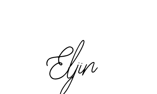 Similarly Bearetta-2O07w is the best handwritten signature design. Signature creator online .You can use it as an online autograph creator for name Eljin. Eljin signature style 12 images and pictures png