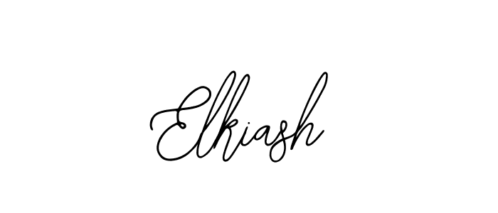 You should practise on your own different ways (Bearetta-2O07w) to write your name (Elkiash) in signature. don't let someone else do it for you. Elkiash signature style 12 images and pictures png