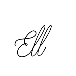 You should practise on your own different ways (Bearetta-2O07w) to write your name (Ell) in signature. don't let someone else do it for you. Ell signature style 12 images and pictures png