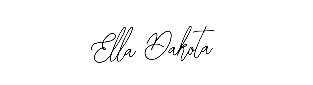 How to make Ella Dakota name signature. Use Bearetta-2O07w style for creating short signs online. This is the latest handwritten sign. Ella Dakota signature style 12 images and pictures png