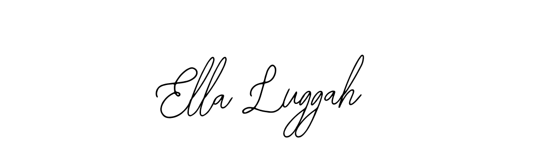 The best way (Bearetta-2O07w) to make a short signature is to pick only two or three words in your name. The name Ella Luggah include a total of six letters. For converting this name. Ella Luggah signature style 12 images and pictures png