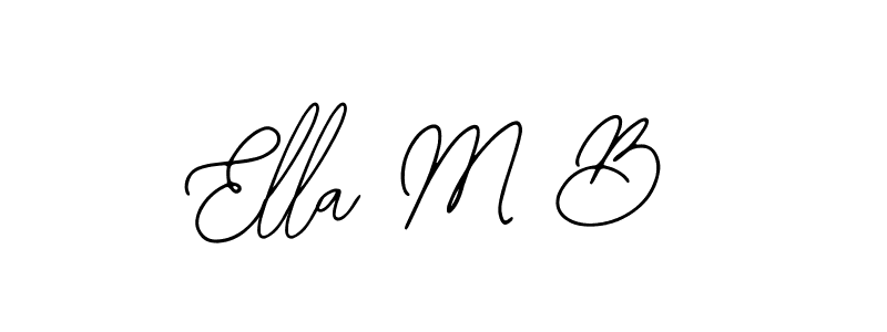 Once you've used our free online signature maker to create your best signature Bearetta-2O07w style, it's time to enjoy all of the benefits that Ella M B name signing documents. Ella M B signature style 12 images and pictures png