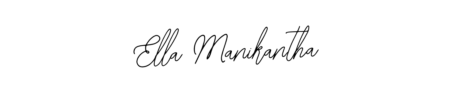 How to make Ella Manikantha signature? Bearetta-2O07w is a professional autograph style. Create handwritten signature for Ella Manikantha name. Ella Manikantha signature style 12 images and pictures png