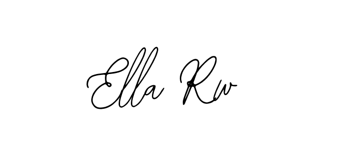 Design your own signature with our free online signature maker. With this signature software, you can create a handwritten (Bearetta-2O07w) signature for name Ella Rw. Ella Rw signature style 12 images and pictures png