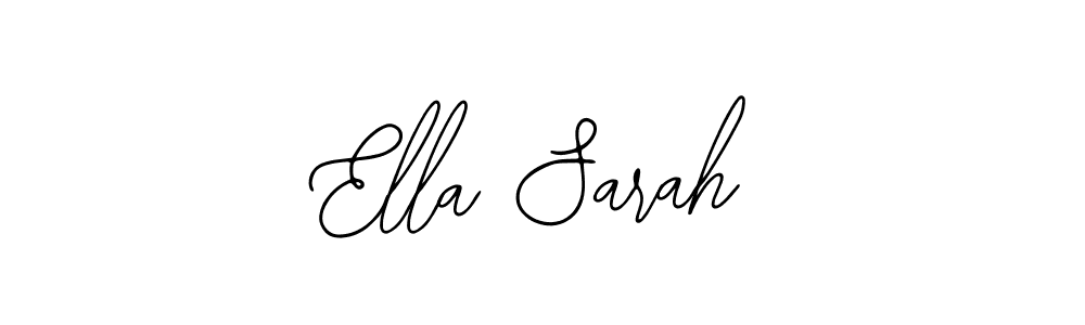 How to make Ella Sarah signature? Bearetta-2O07w is a professional autograph style. Create handwritten signature for Ella Sarah name. Ella Sarah signature style 12 images and pictures png