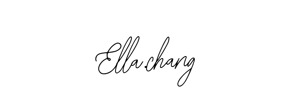 It looks lik you need a new signature style for name Ella.chang. Design unique handwritten (Bearetta-2O07w) signature with our free signature maker in just a few clicks. Ella.chang signature style 12 images and pictures png