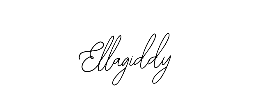 How to make Ellagiddy name signature. Use Bearetta-2O07w style for creating short signs online. This is the latest handwritten sign. Ellagiddy signature style 12 images and pictures png