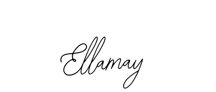 How to make Ellamay name signature. Use Bearetta-2O07w style for creating short signs online. This is the latest handwritten sign. Ellamay signature style 12 images and pictures png