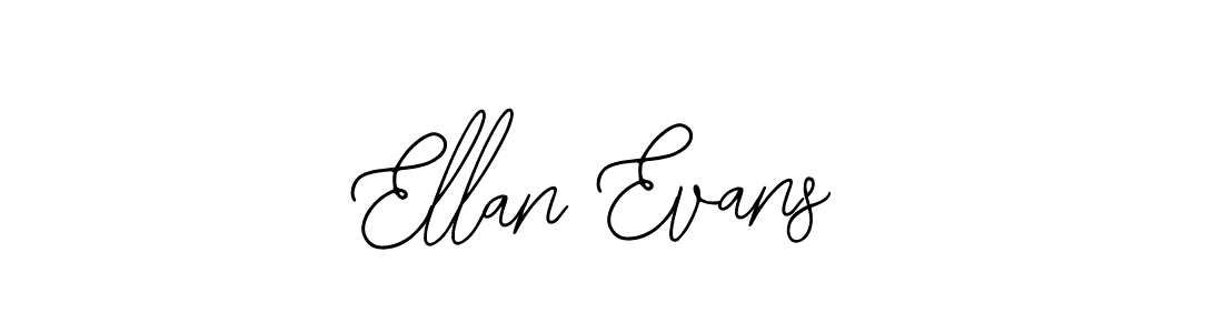 How to make Ellan Evans signature? Bearetta-2O07w is a professional autograph style. Create handwritten signature for Ellan Evans name. Ellan Evans signature style 12 images and pictures png