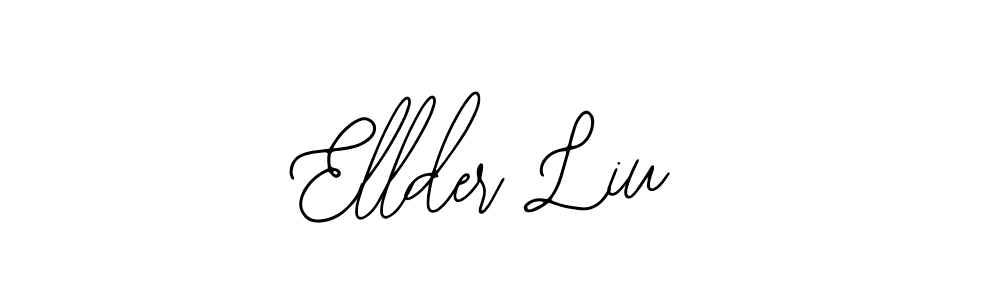 Design your own signature with our free online signature maker. With this signature software, you can create a handwritten (Bearetta-2O07w) signature for name Ellder Liu. Ellder Liu signature style 12 images and pictures png