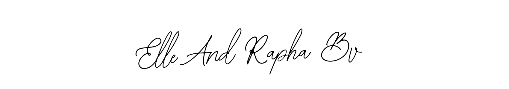 if you are searching for the best signature style for your name Elle And Rapha Bv. so please give up your signature search. here we have designed multiple signature styles  using Bearetta-2O07w. Elle And Rapha Bv signature style 12 images and pictures png