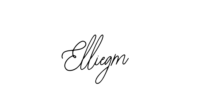 How to make Elliegm name signature. Use Bearetta-2O07w style for creating short signs online. This is the latest handwritten sign. Elliegm signature style 12 images and pictures png