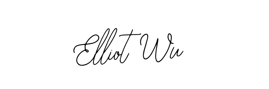 Also You can easily find your signature by using the search form. We will create Elliot Wu name handwritten signature images for you free of cost using Bearetta-2O07w sign style. Elliot Wu signature style 12 images and pictures png