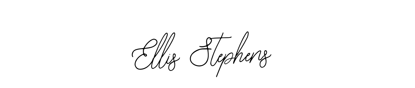 You should practise on your own different ways (Bearetta-2O07w) to write your name (Ellis Stephens) in signature. don't let someone else do it for you. Ellis Stephens signature style 12 images and pictures png