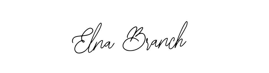 Design your own signature with our free online signature maker. With this signature software, you can create a handwritten (Bearetta-2O07w) signature for name Elna Branch. Elna Branch signature style 12 images and pictures png