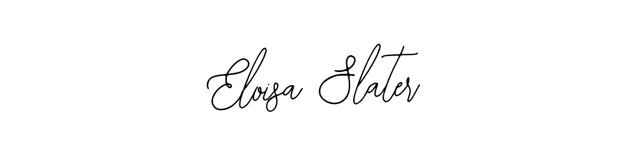 How to make Eloisa Slater name signature. Use Bearetta-2O07w style for creating short signs online. This is the latest handwritten sign. Eloisa Slater signature style 12 images and pictures png