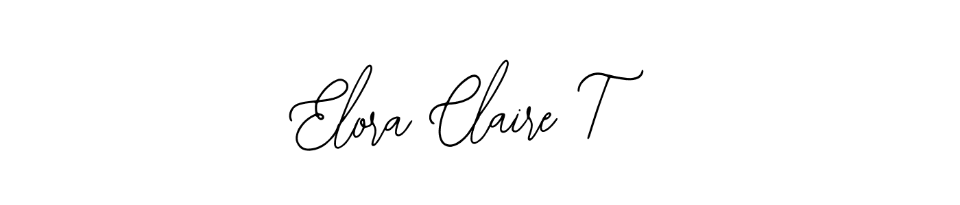 Design your own signature with our free online signature maker. With this signature software, you can create a handwritten (Bearetta-2O07w) signature for name Elora Claire T. Elora Claire T signature style 12 images and pictures png