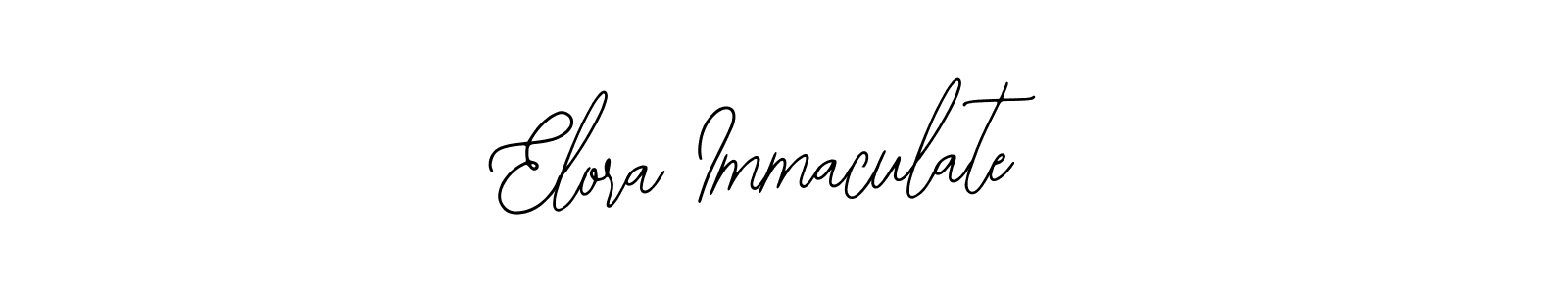 How to Draw Elora Immaculate signature style? Bearetta-2O07w is a latest design signature styles for name Elora Immaculate. Elora Immaculate signature style 12 images and pictures png