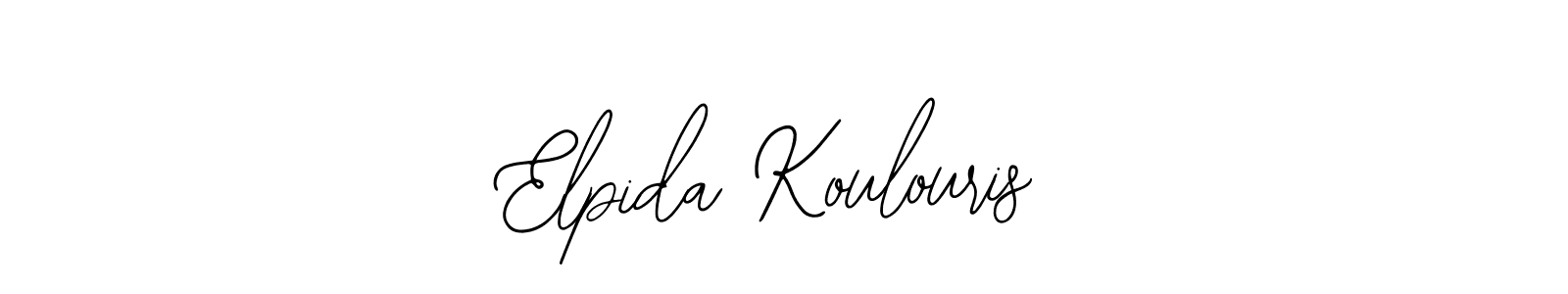 Elpida Koulouris stylish signature style. Best Handwritten Sign (Bearetta-2O07w) for my name. Handwritten Signature Collection Ideas for my name Elpida Koulouris. Elpida Koulouris signature style 12 images and pictures png