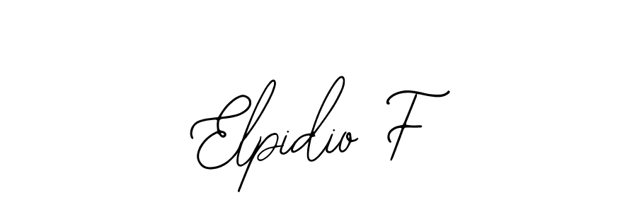 This is the best signature style for the Elpidio F name. Also you like these signature font (Bearetta-2O07w). Mix name signature. Elpidio F signature style 12 images and pictures png