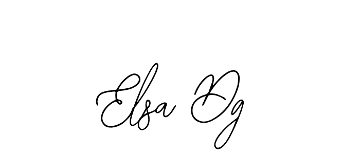 Design your own signature with our free online signature maker. With this signature software, you can create a handwritten (Bearetta-2O07w) signature for name Elsa Dg. Elsa Dg signature style 12 images and pictures png