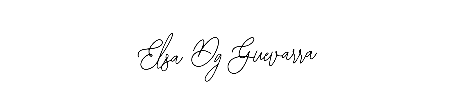 Design your own signature with our free online signature maker. With this signature software, you can create a handwritten (Bearetta-2O07w) signature for name Elsa Dg Guevarra. Elsa Dg Guevarra signature style 12 images and pictures png