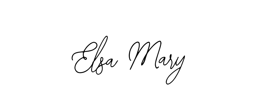 You should practise on your own different ways (Bearetta-2O07w) to write your name (Elsa Mary) in signature. don't let someone else do it for you. Elsa Mary signature style 12 images and pictures png