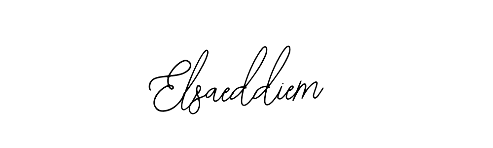 Design your own signature with our free online signature maker. With this signature software, you can create a handwritten (Bearetta-2O07w) signature for name Elsaeddiem. Elsaeddiem signature style 12 images and pictures png