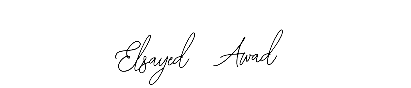 Elsayed   Awad stylish signature style. Best Handwritten Sign (Bearetta-2O07w) for my name. Handwritten Signature Collection Ideas for my name Elsayed   Awad. Elsayed   Awad signature style 12 images and pictures png