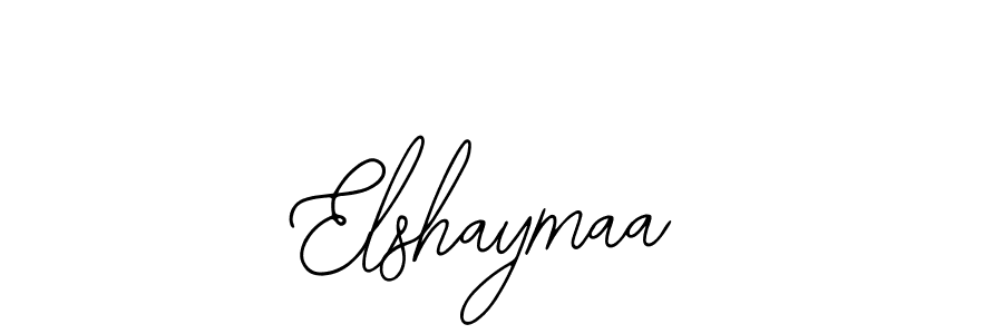 Bearetta-2O07w is a professional signature style that is perfect for those who want to add a touch of class to their signature. It is also a great choice for those who want to make their signature more unique. Get Elshaymaa name to fancy signature for free. Elshaymaa signature style 12 images and pictures png