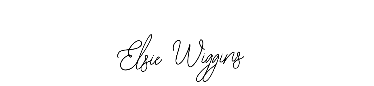 You should practise on your own different ways (Bearetta-2O07w) to write your name (Elsie Wiggins) in signature. don't let someone else do it for you. Elsie Wiggins signature style 12 images and pictures png