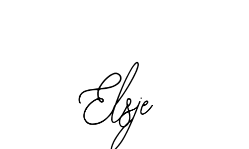 How to make Elsje signature? Bearetta-2O07w is a professional autograph style. Create handwritten signature for Elsje name. Elsje signature style 12 images and pictures png