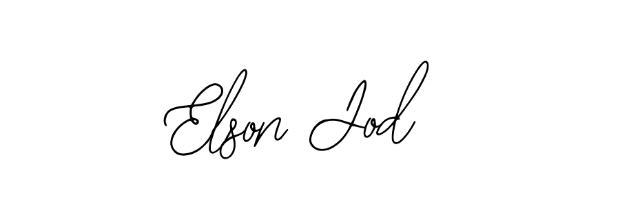 Also we have Elson Jod name is the best signature style. Create professional handwritten signature collection using Bearetta-2O07w autograph style. Elson Jod signature style 12 images and pictures png