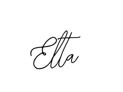 Also we have Elta name is the best signature style. Create professional handwritten signature collection using Bearetta-2O07w autograph style. Elta signature style 12 images and pictures png