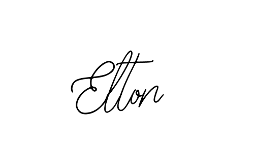 Use a signature maker to create a handwritten signature online. With this signature software, you can design (Bearetta-2O07w) your own signature for name Elton. Elton signature style 12 images and pictures png