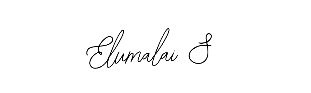 It looks lik you need a new signature style for name Elumalai S. Design unique handwritten (Bearetta-2O07w) signature with our free signature maker in just a few clicks. Elumalai S signature style 12 images and pictures png