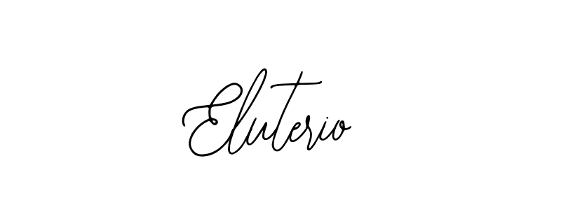 Also You can easily find your signature by using the search form. We will create Eluterio name handwritten signature images for you free of cost using Bearetta-2O07w sign style. Eluterio signature style 12 images and pictures png