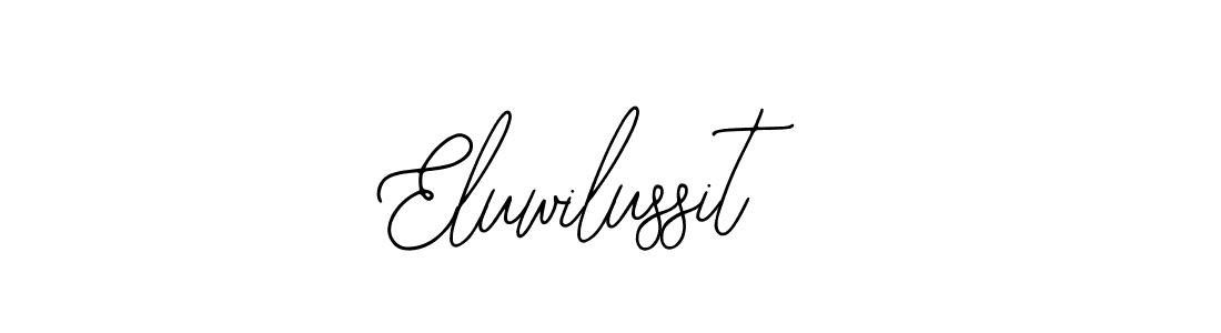 if you are searching for the best signature style for your name Eluwilussit. so please give up your signature search. here we have designed multiple signature styles  using Bearetta-2O07w. Eluwilussit signature style 12 images and pictures png