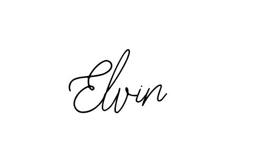 Make a beautiful signature design for name Elvin. With this signature (Bearetta-2O07w) style, you can create a handwritten signature for free. Elvin signature style 12 images and pictures png