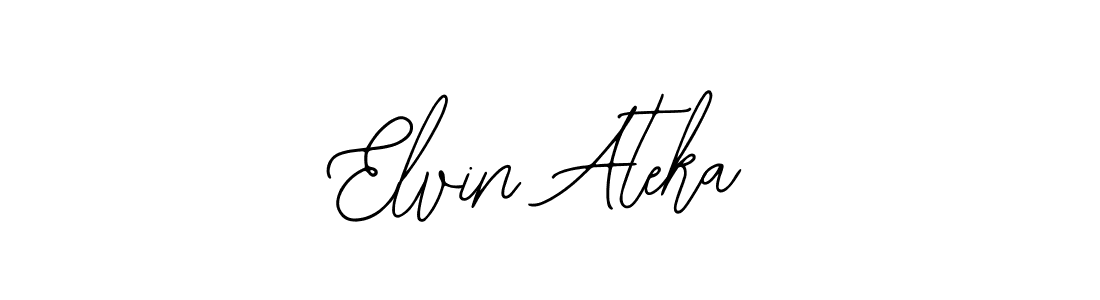 It looks lik you need a new signature style for name Elvin Ateka. Design unique handwritten (Bearetta-2O07w) signature with our free signature maker in just a few clicks. Elvin Ateka signature style 12 images and pictures png