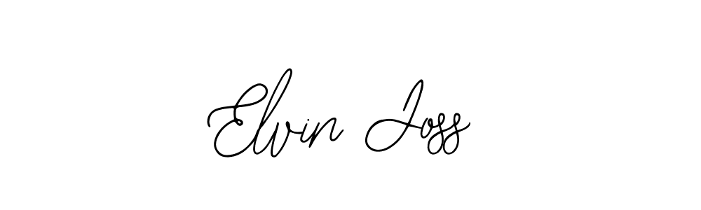 if you are searching for the best signature style for your name Elvin Joss. so please give up your signature search. here we have designed multiple signature styles  using Bearetta-2O07w. Elvin Joss signature style 12 images and pictures png