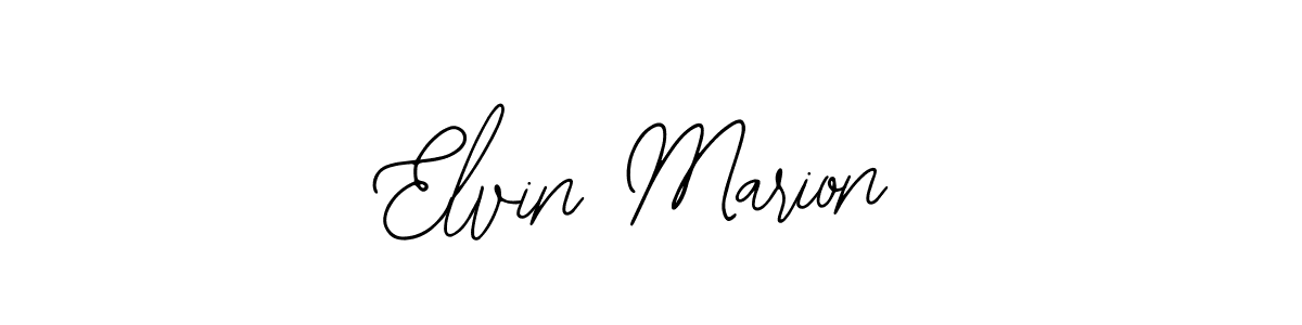 You should practise on your own different ways (Bearetta-2O07w) to write your name (Elvin Marion) in signature. don't let someone else do it for you. Elvin Marion signature style 12 images and pictures png