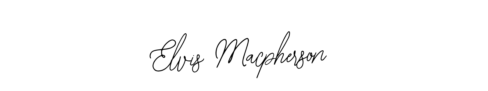 It looks lik you need a new signature style for name Elvis Macpherson. Design unique handwritten (Bearetta-2O07w) signature with our free signature maker in just a few clicks. Elvis Macpherson signature style 12 images and pictures png