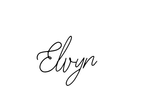 Similarly Bearetta-2O07w is the best handwritten signature design. Signature creator online .You can use it as an online autograph creator for name Elvyn. Elvyn signature style 12 images and pictures png