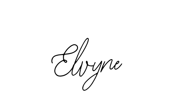 Use a signature maker to create a handwritten signature online. With this signature software, you can design (Bearetta-2O07w) your own signature for name Elvyne. Elvyne signature style 12 images and pictures png