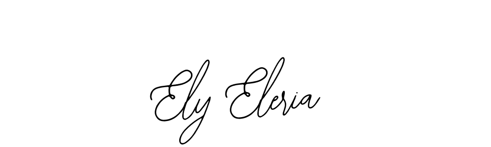 How to make Ely Eleria name signature. Use Bearetta-2O07w style for creating short signs online. This is the latest handwritten sign. Ely Eleria signature style 12 images and pictures png