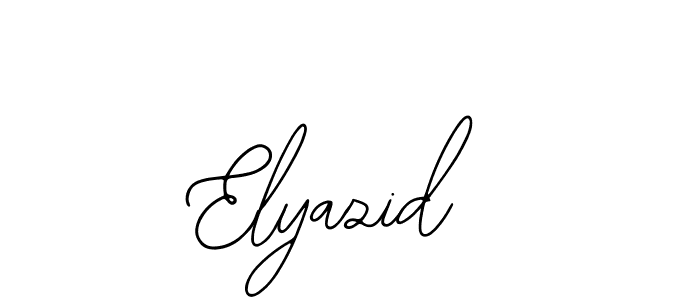 Make a beautiful signature design for name Elyazid. With this signature (Bearetta-2O07w) style, you can create a handwritten signature for free. Elyazid signature style 12 images and pictures png
