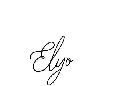 if you are searching for the best signature style for your name Elyo. so please give up your signature search. here we have designed multiple signature styles  using Bearetta-2O07w. Elyo signature style 12 images and pictures png
